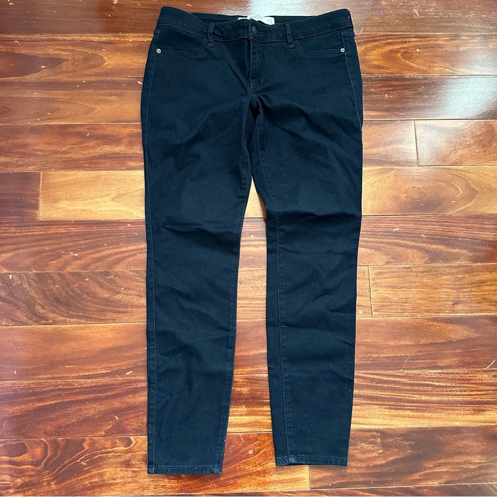 Abercrombie & Fitch Skinny Dark Jeans Jeggings Size 14